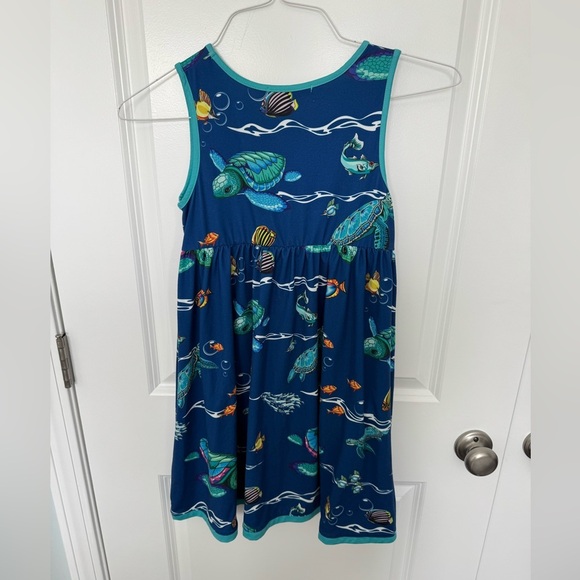 Millie Loves Lily Sea Turtle Pocket Dress Size 12 - Picture 4 of 4